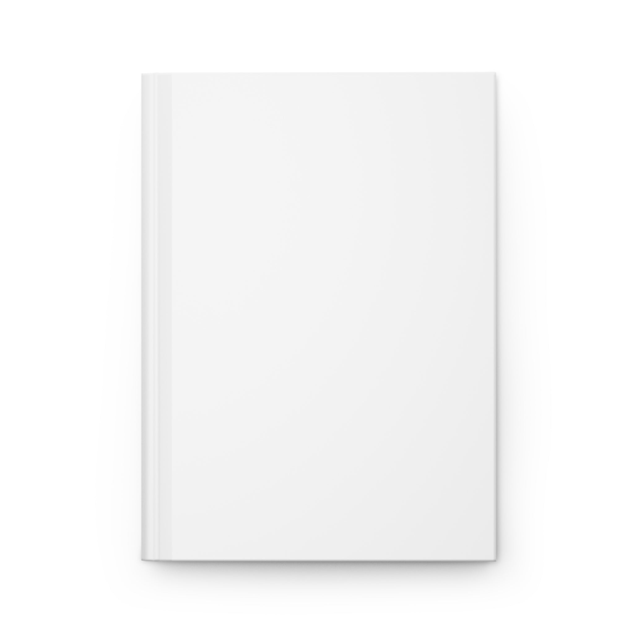 Hardcover Journal — Retro Robot Illustration Notebook for Tech Lovers