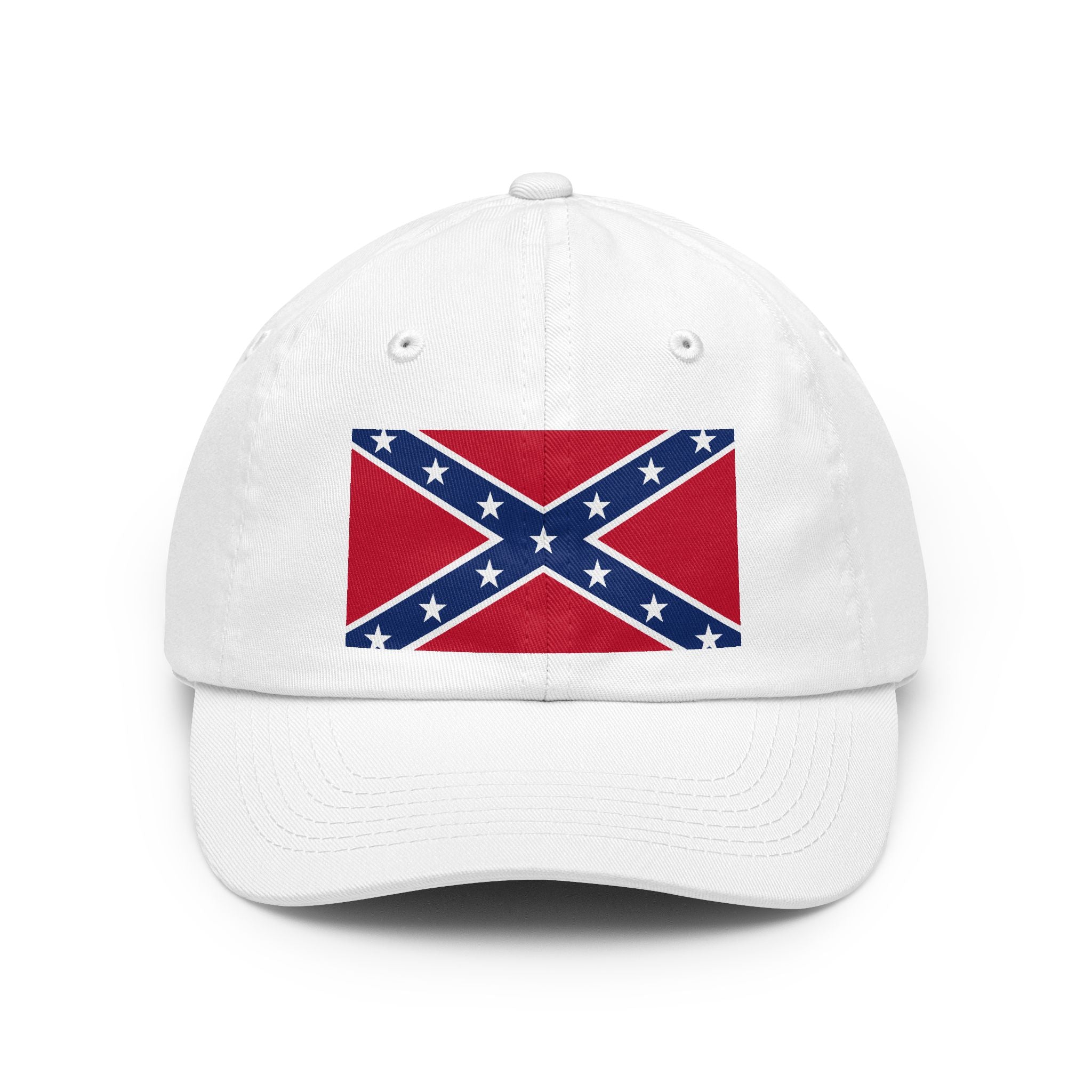 Dad Hat — Confederate Battle Flag Embroidered Cap
