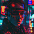 Retro Cyberpunk Digital Design