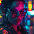 Retro Cyberpunk Digital Design