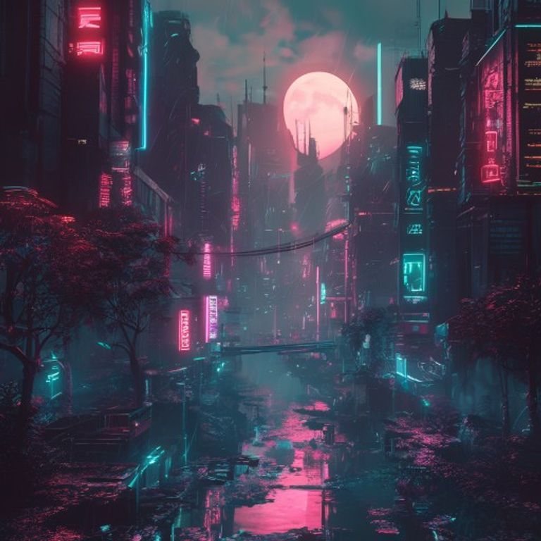Retro Cyberpunk Digital Design