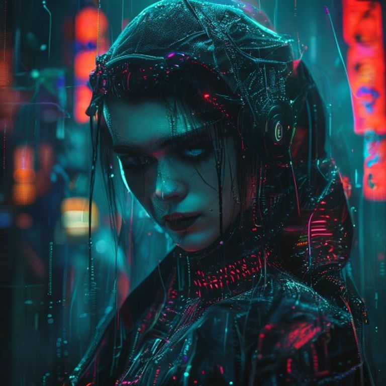 Retro Cyberpunk Digital Design