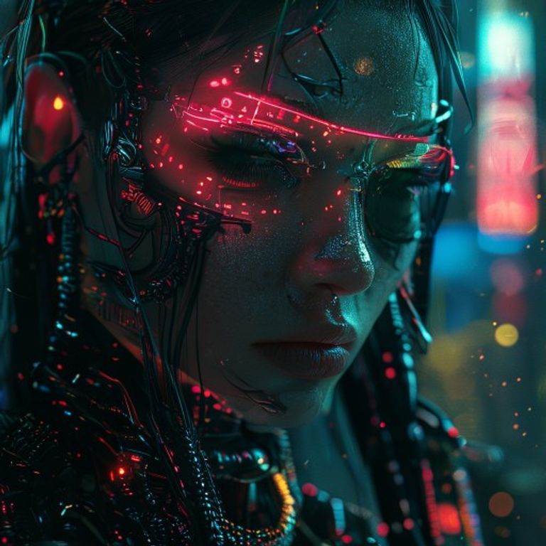 Retro Cyberpunk Digital Design